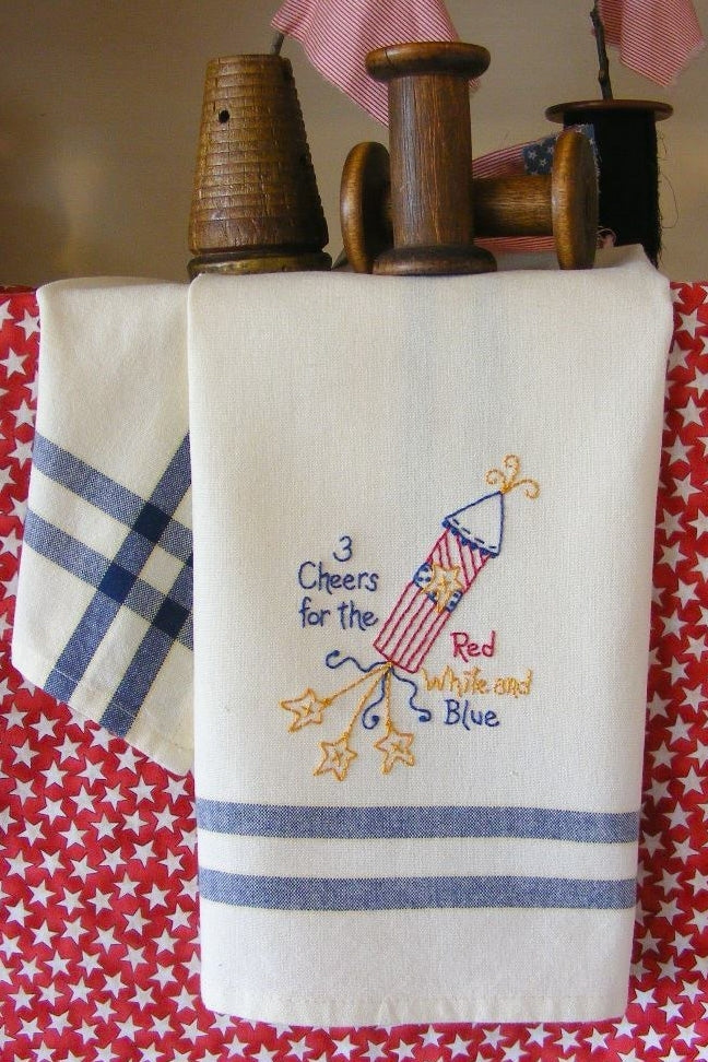 Summer Fireworks - Hand Embroidery Pattern - Download