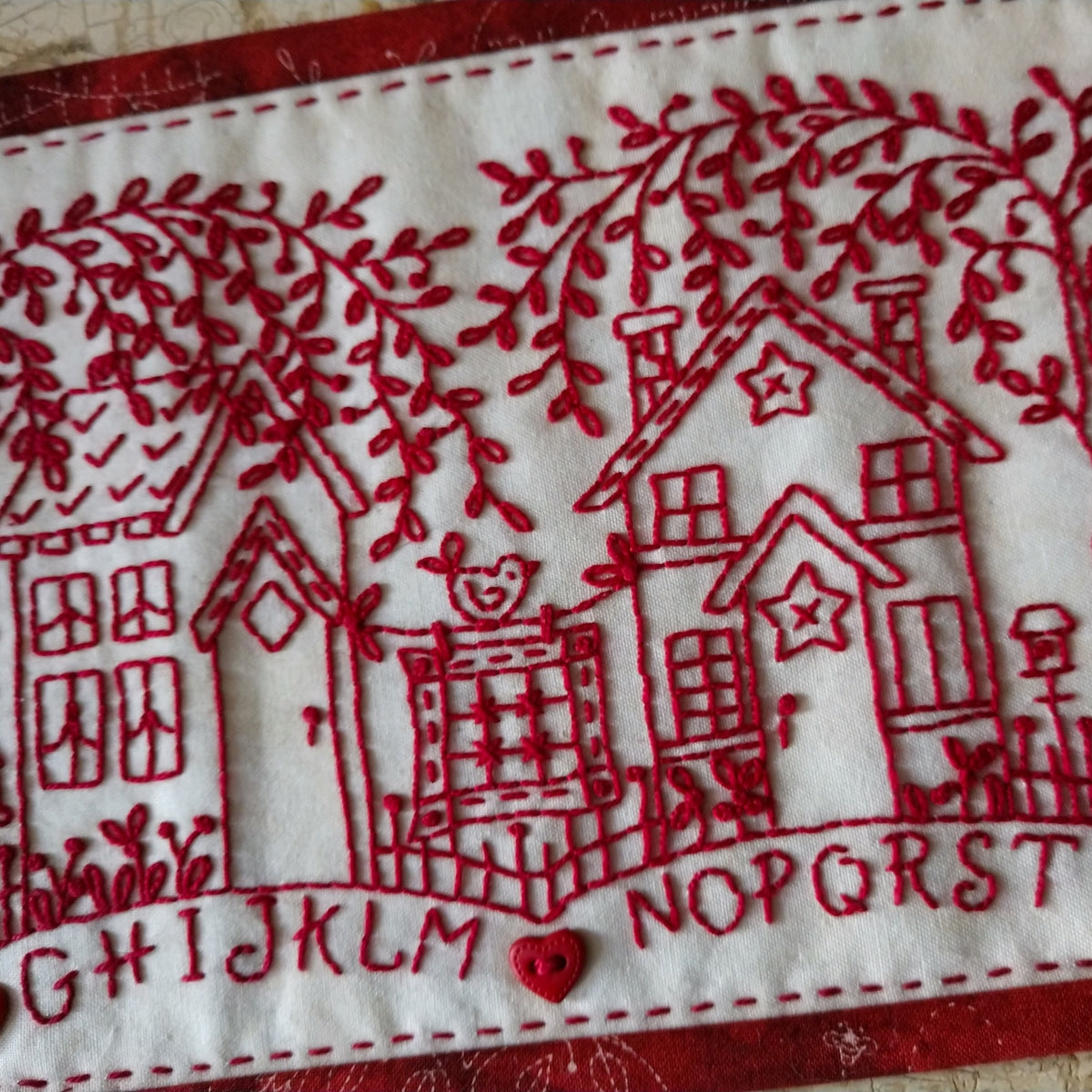 Neighborhood ABC - Hand Embroidery Pattern - Shipped
