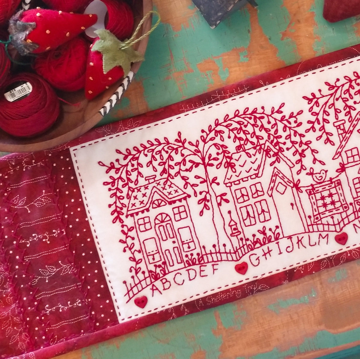 Neighborhood ABC - Hand Embroidery Pattern - Shipped
