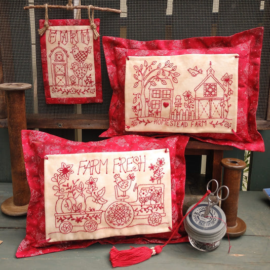 Homestead Farm - Hand Embroidery Pattern - Download