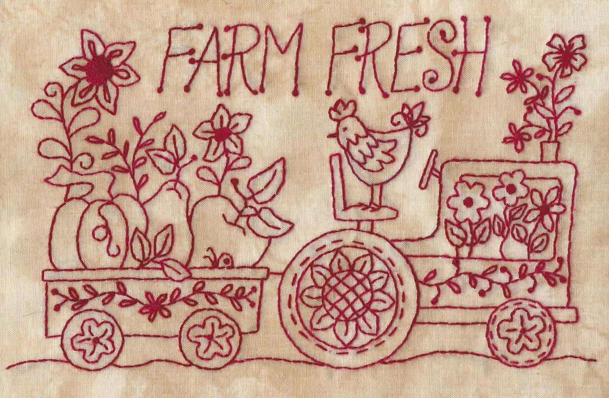 Homestead Farm - Hand Embroidery Pattern - Download