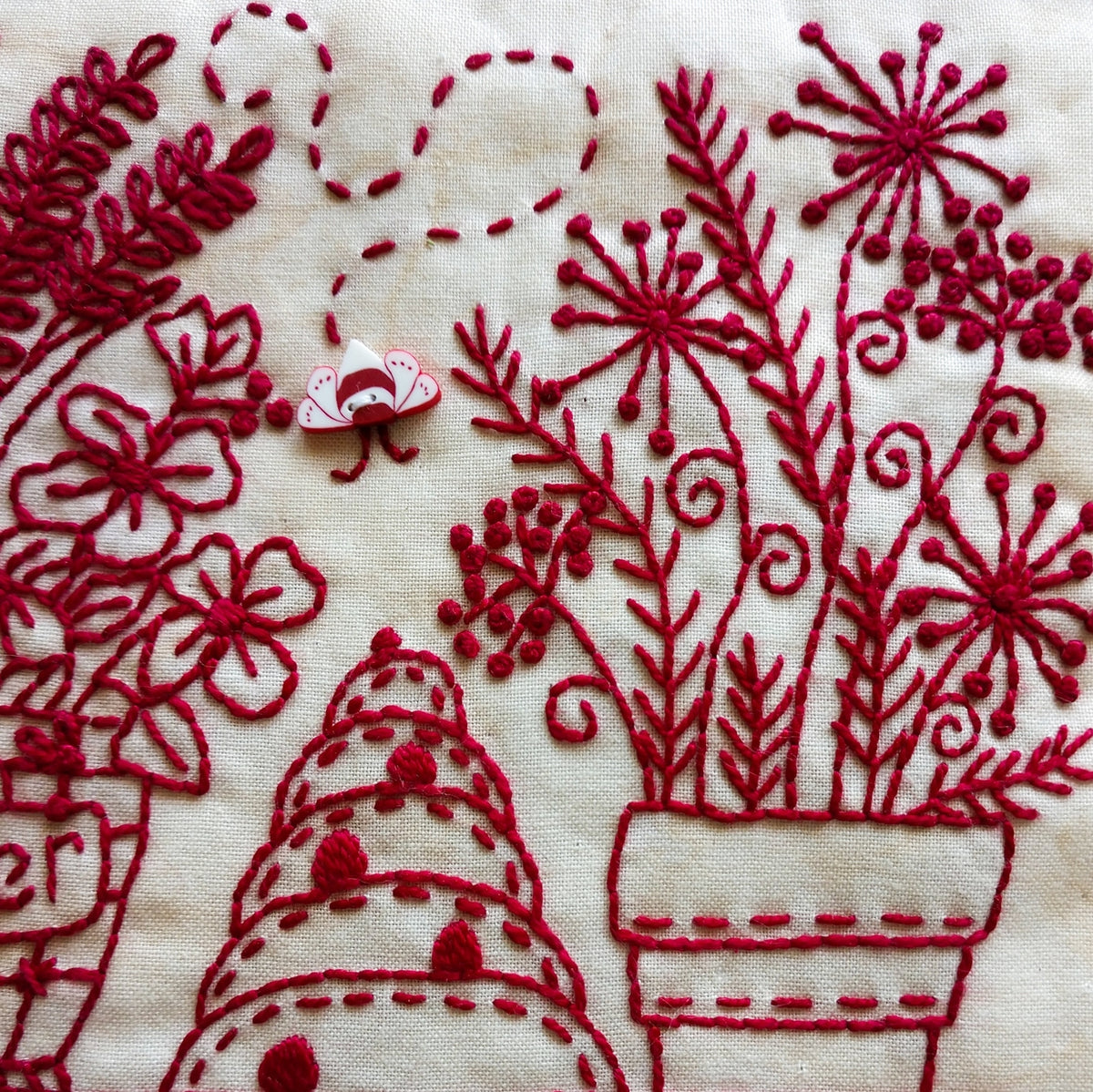Herbs & Spices Hand Embroidery Complete Kit