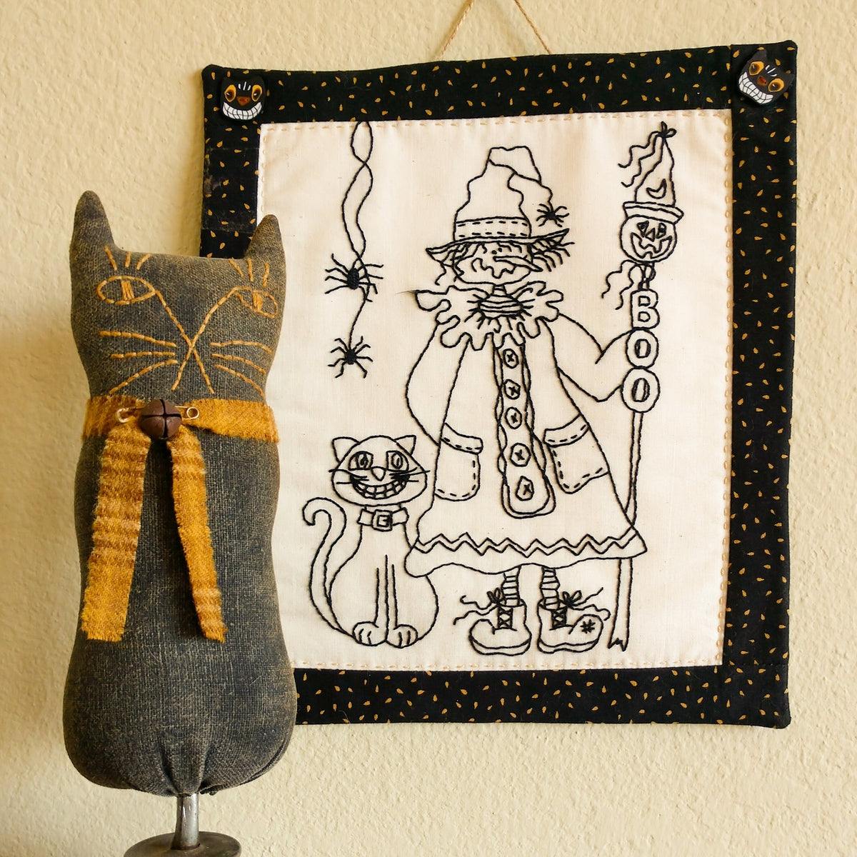 Haunting Pals - Hand Embroidery Pattern - Download