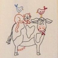 Animal Stackers - Hand Embroidery Pattern - Shipped