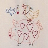 Animal Stackers - Hand Embroidery Pattern - Shipped