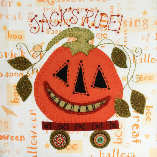 Jack's Ride - Wool Applique Pattern - Download