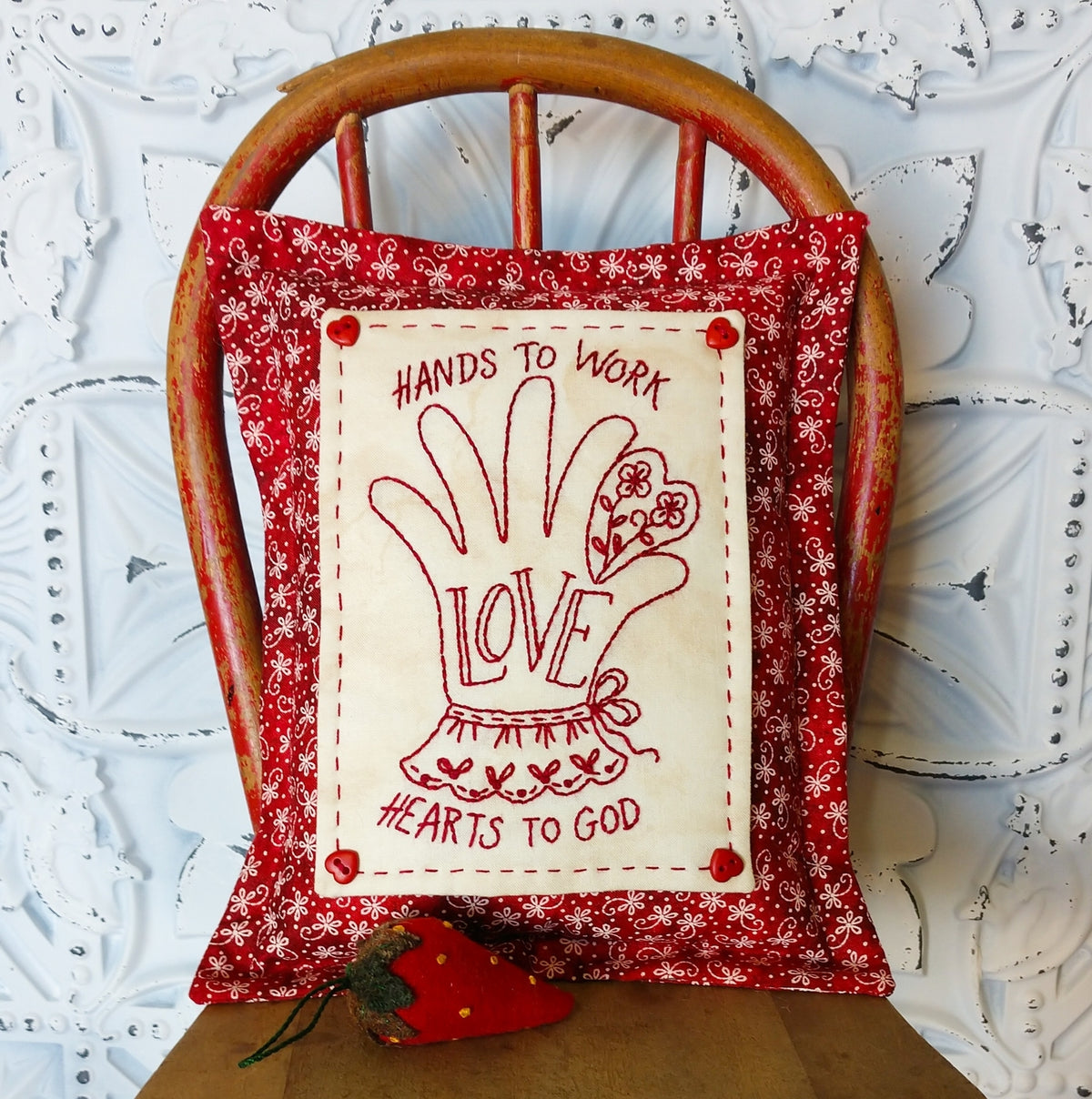 Hands To Work - Hand Embroidery Download Pattern