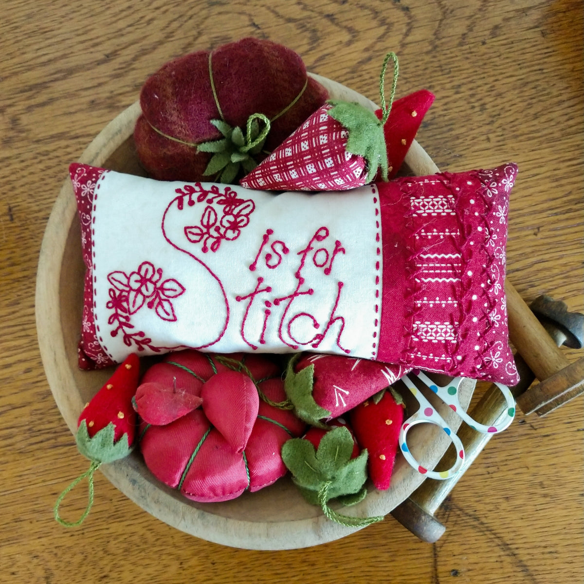 "S" is for Stitch Pin Cushion