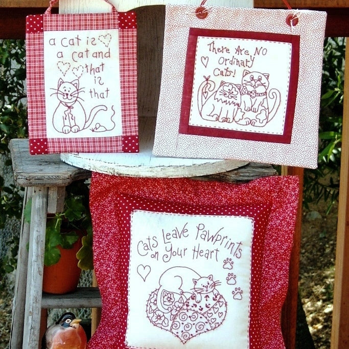 A Cat is a Cat - Hand Embroidery Pattern - Shipped