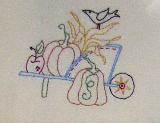 Fresh Picked Tea Towels - Hand Embroidery Pattern - Shipped