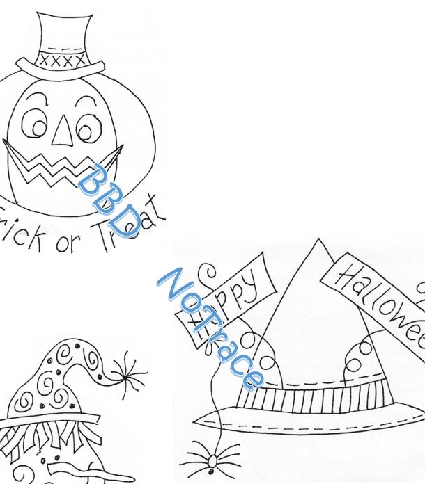 Happy Halloween Tea Towels -  BBD No-Trace