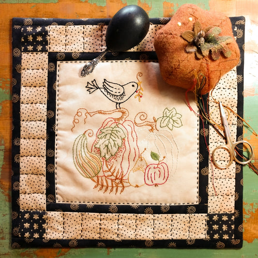 Autumn Harvest - Machine Embroidery Pattern - Download