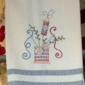 Americana Celebration - Hand Embroidery Pattern - Shipped