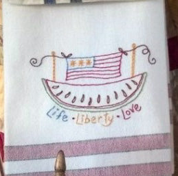 Americana Celebration - Hand Embroidery Pattern - Shipped
