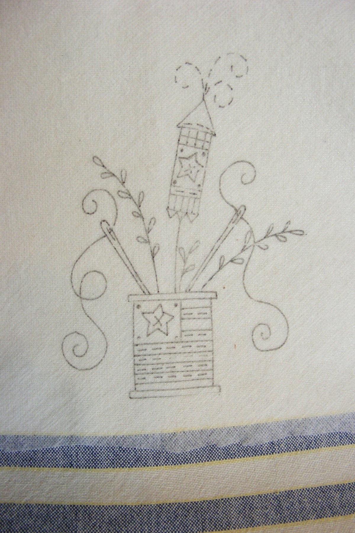 Americana Celebration - Hand Embroidery Pattern - Shipped