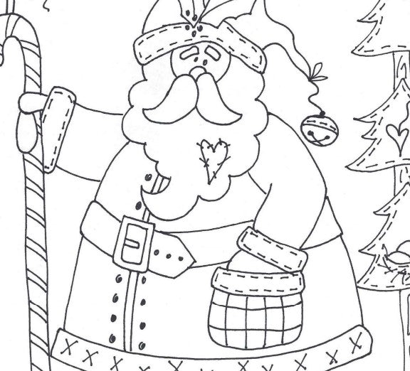 Homespun Santa -  BBD No-Trace