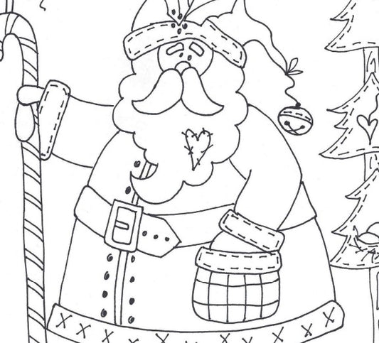 Homespun Santa -  BBD No-Trace