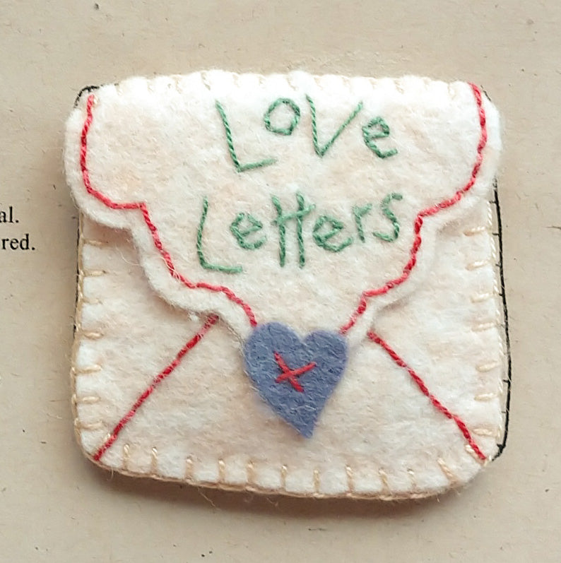 Love Letters - Wool Applique Pattern - Download  