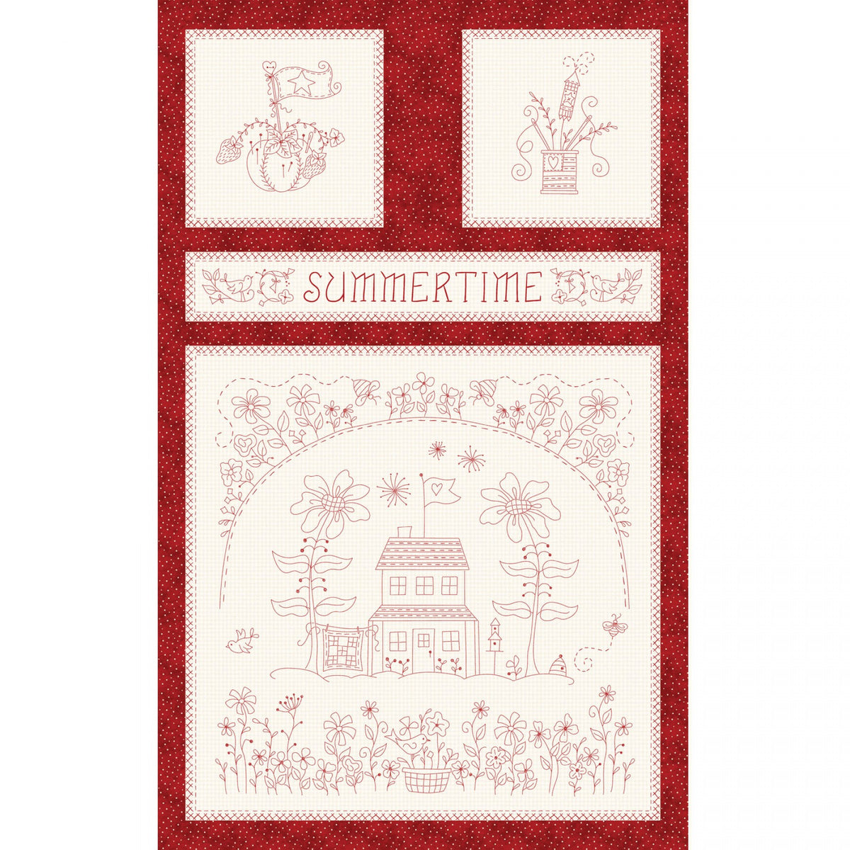 Summertime Collection - Panel (27") - Red