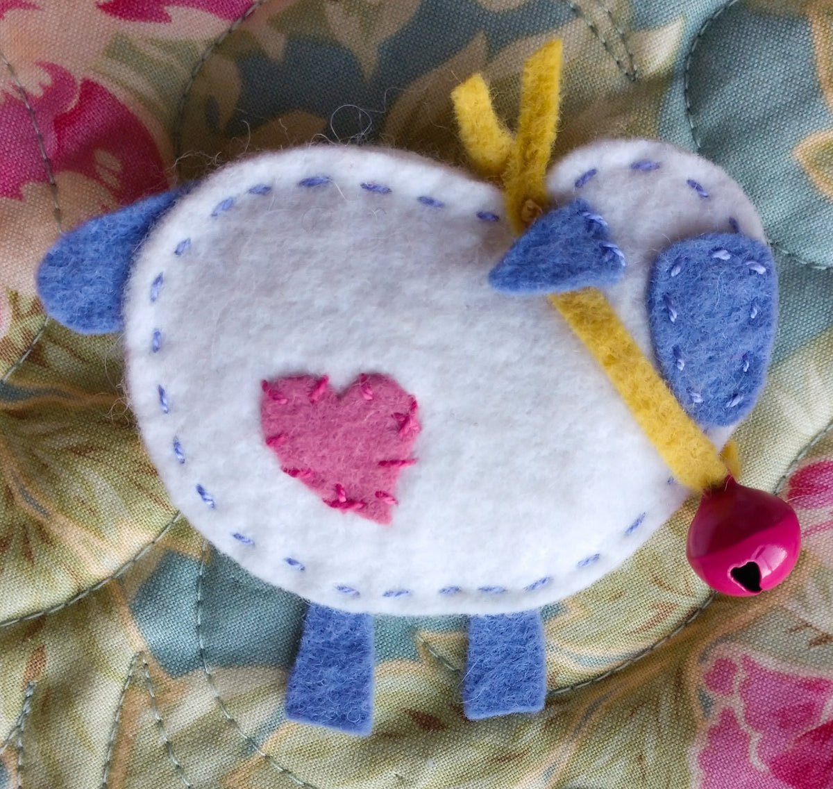 Spring Trio - Wool Applique Pattern - Shipped