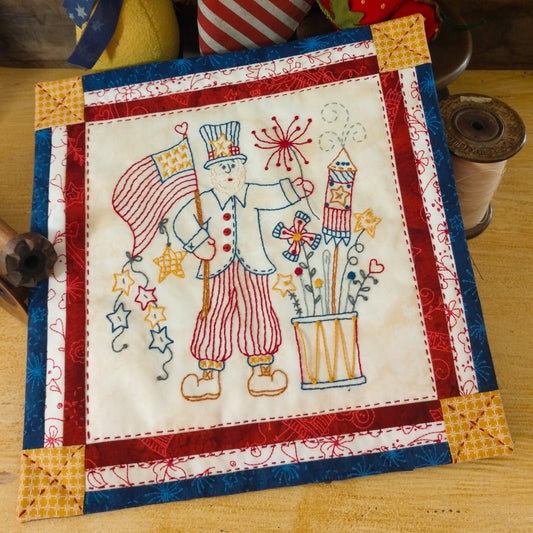 Uncle Sam - Machine Embroidery Pattern - Download