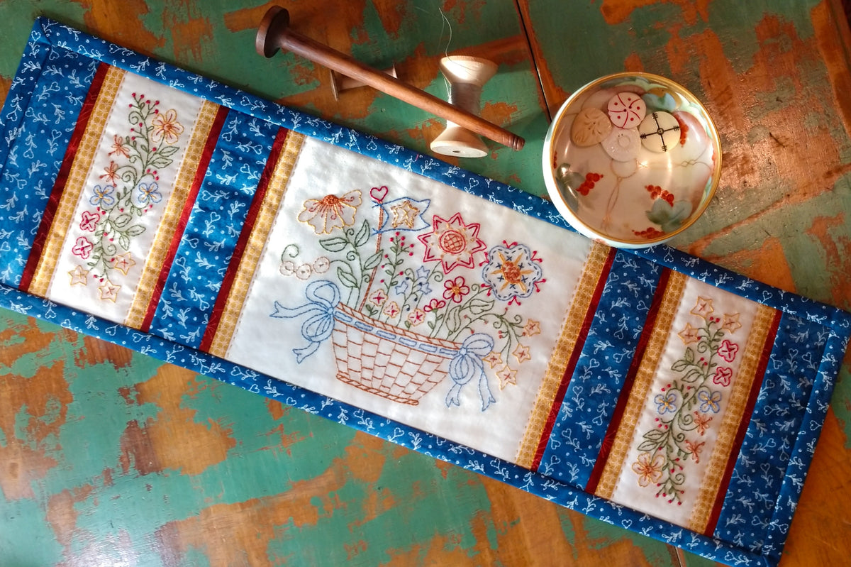 Summertime Basket of Flowers - BBD No-Trace