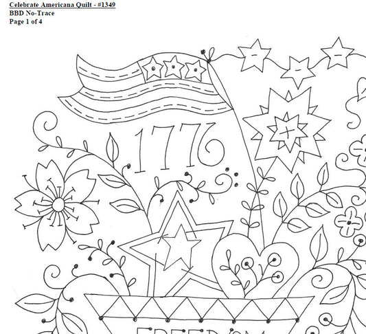 Celebrate Americana Quilt - BBD No-Trace