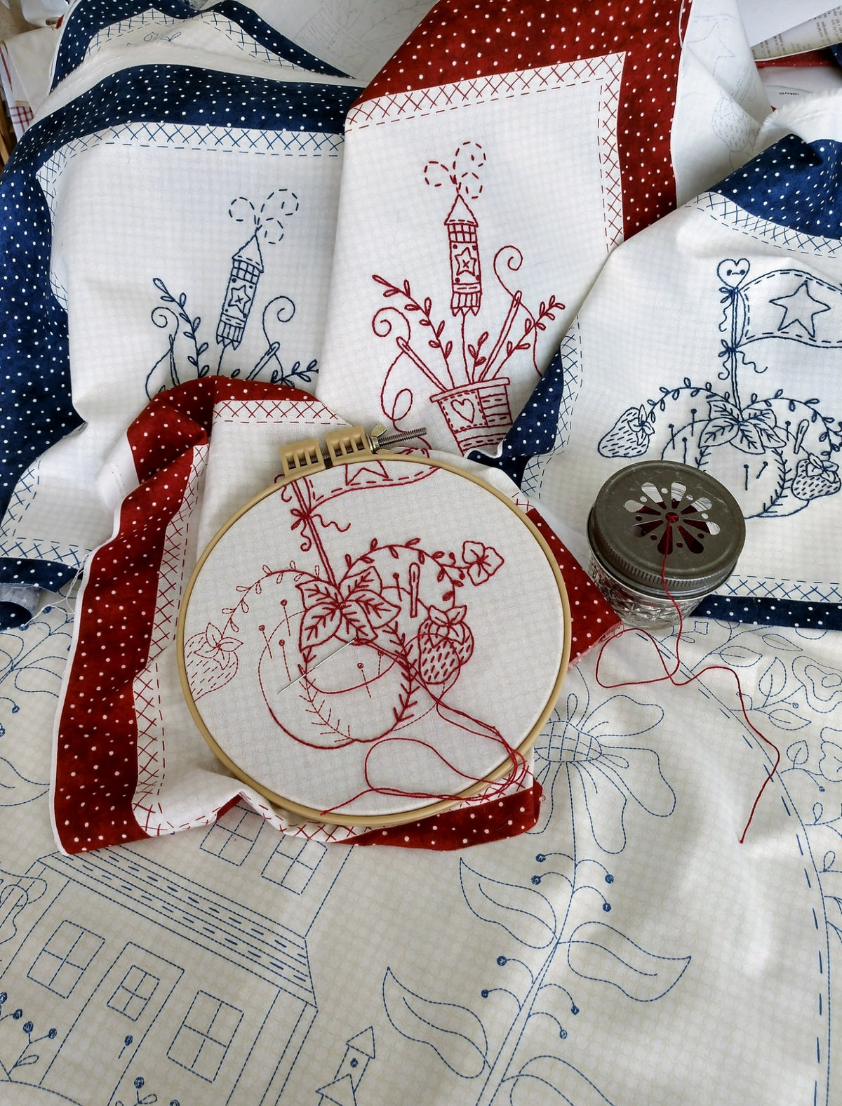 Summertime Collection - Panel (27") - Red
