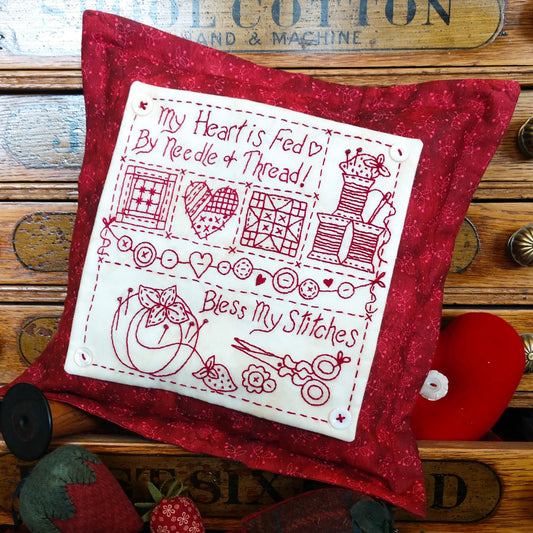 Bless My Stitches - Machine Embroidery Pattern - Download