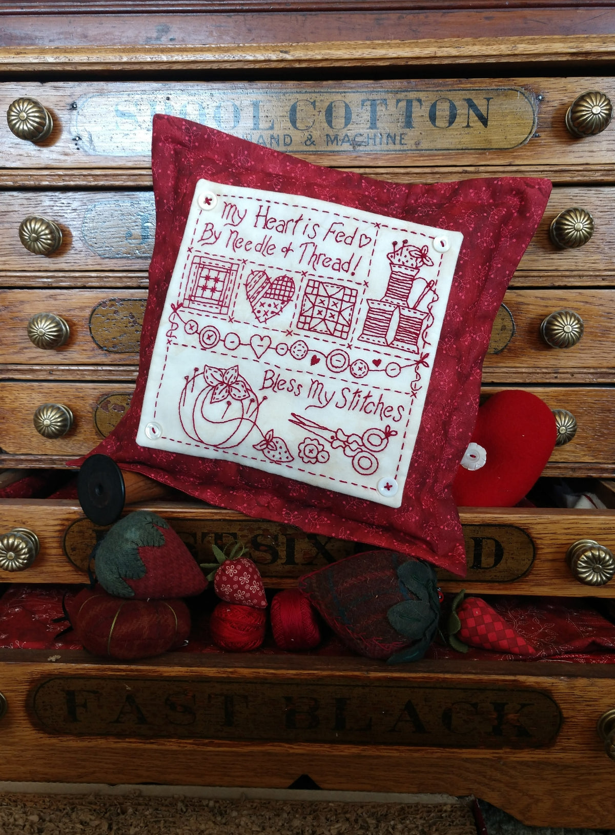 Bless My Stitches - Machine Embroidery Pattern - Download