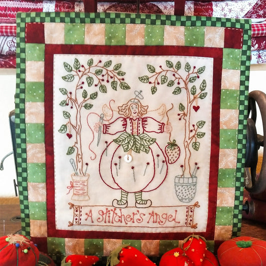 A Stitcher's Angel - Machine Embroidery Pattern - Download