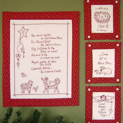 Christmas Prayer - Hand Embroidery Pattern - Shipped