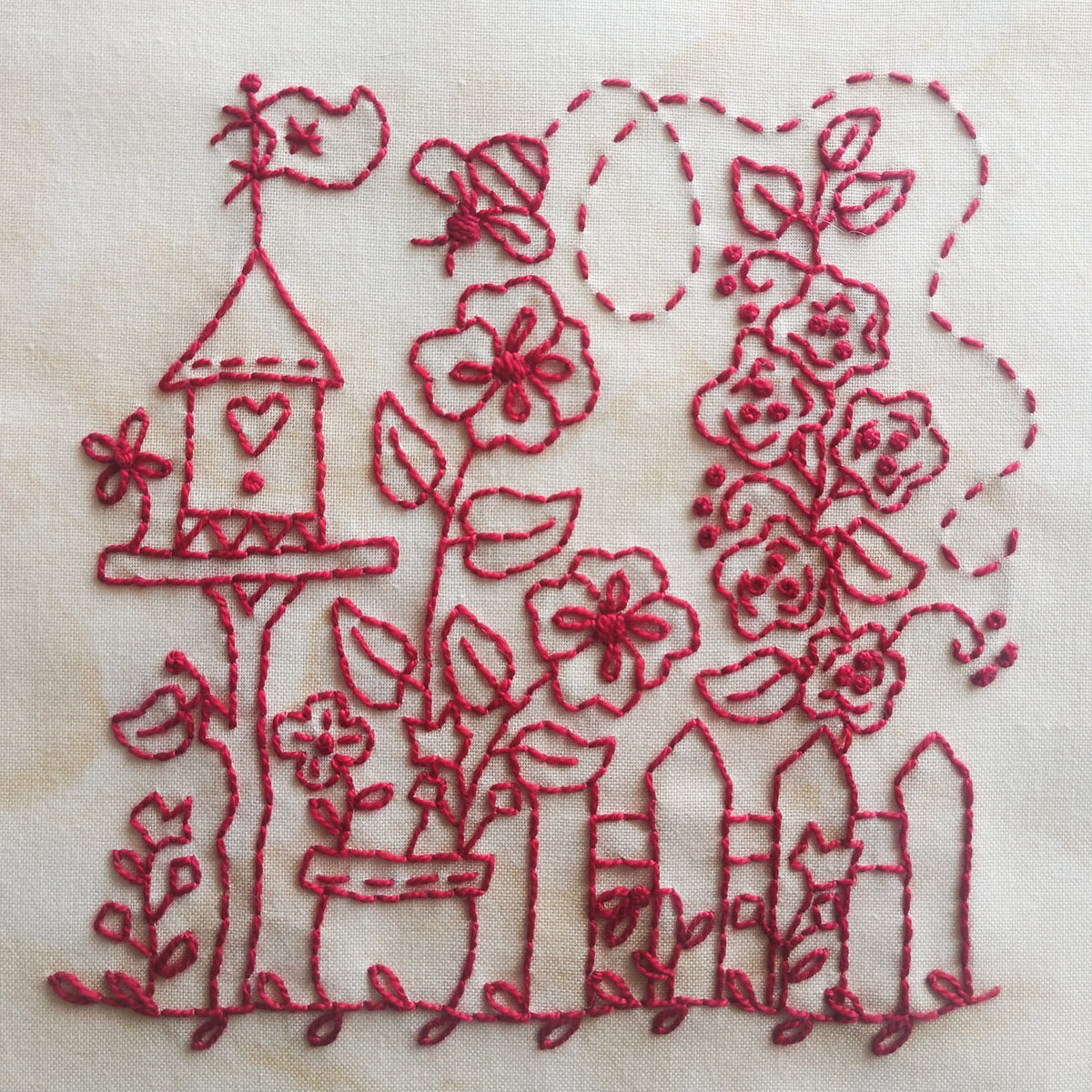 Welcome to my Garden - Machine Embroidery Pattern - Download