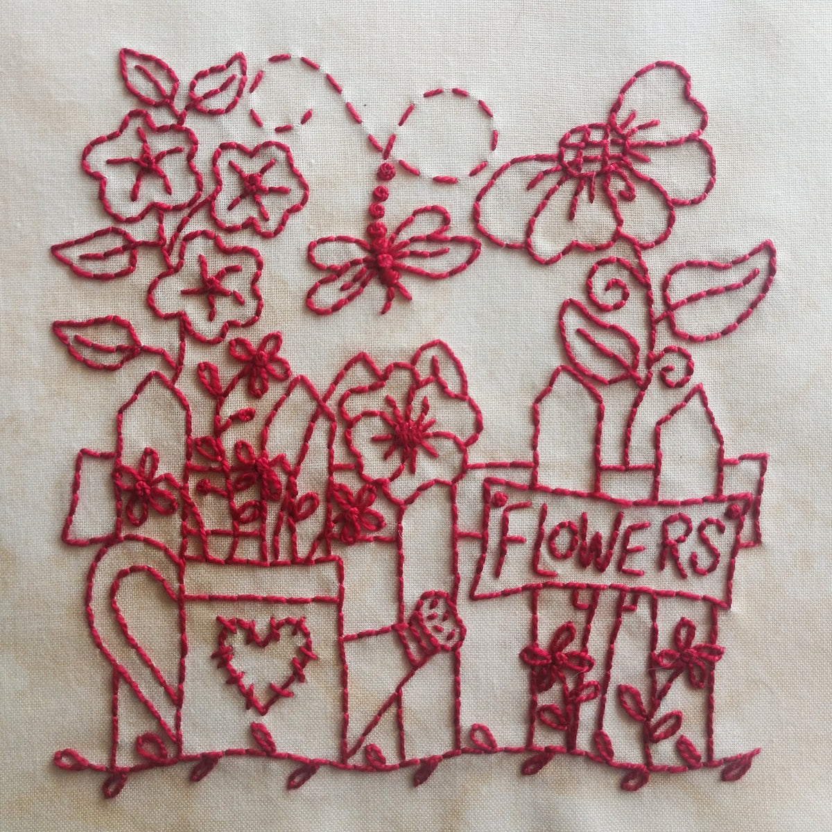 Welcome to my Garden - Machine Embroidery Pattern - Download