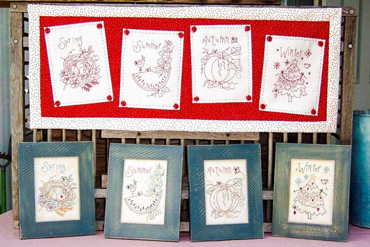 Celebrate the Seasons - Hand Embroidery Pattern - Shipped