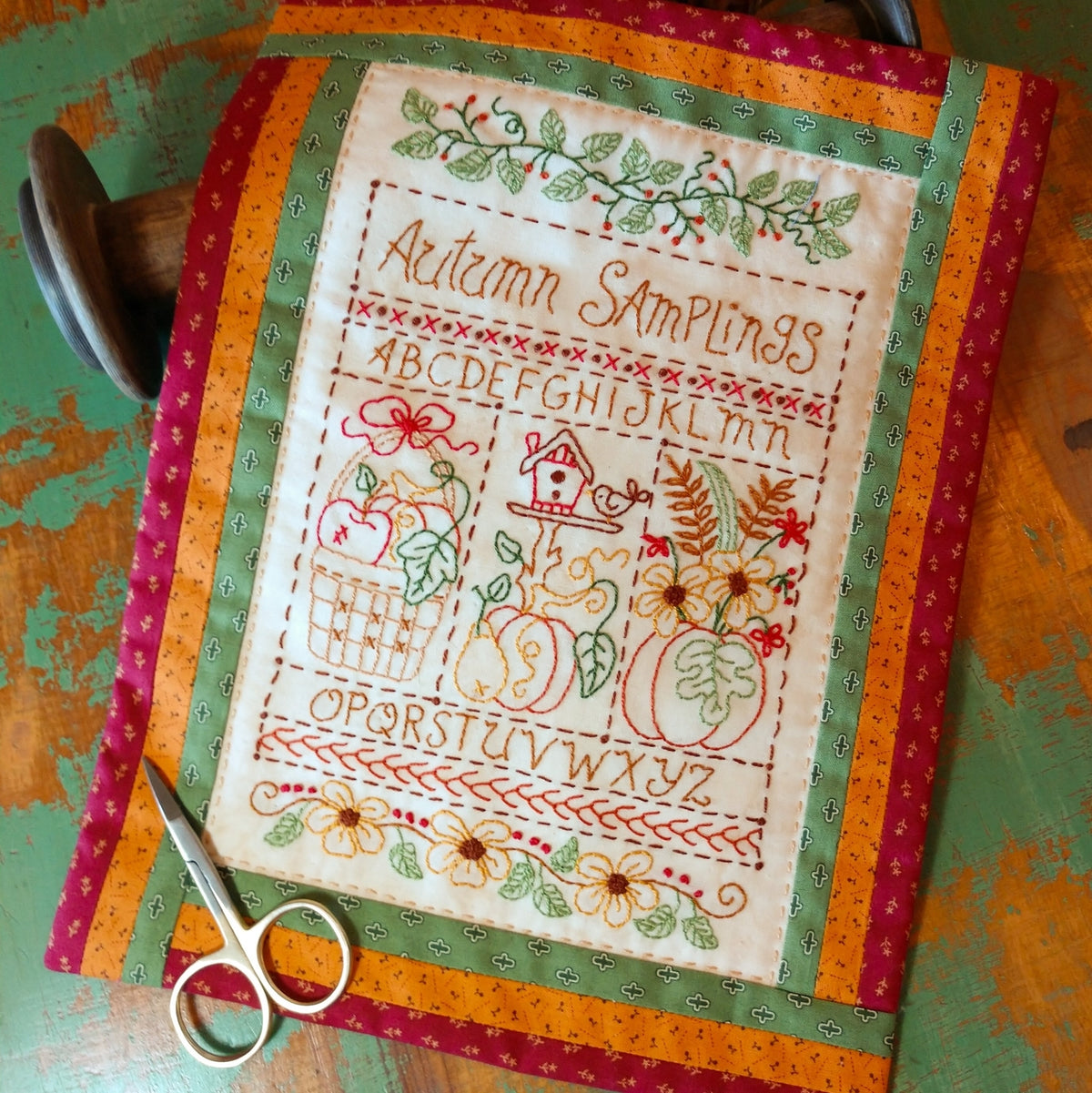 Autumn Samplings - Machine Embroidery Pattern - Download