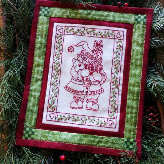 Santa's Christmas Gifts - Machine Embroidery Pattern - Download