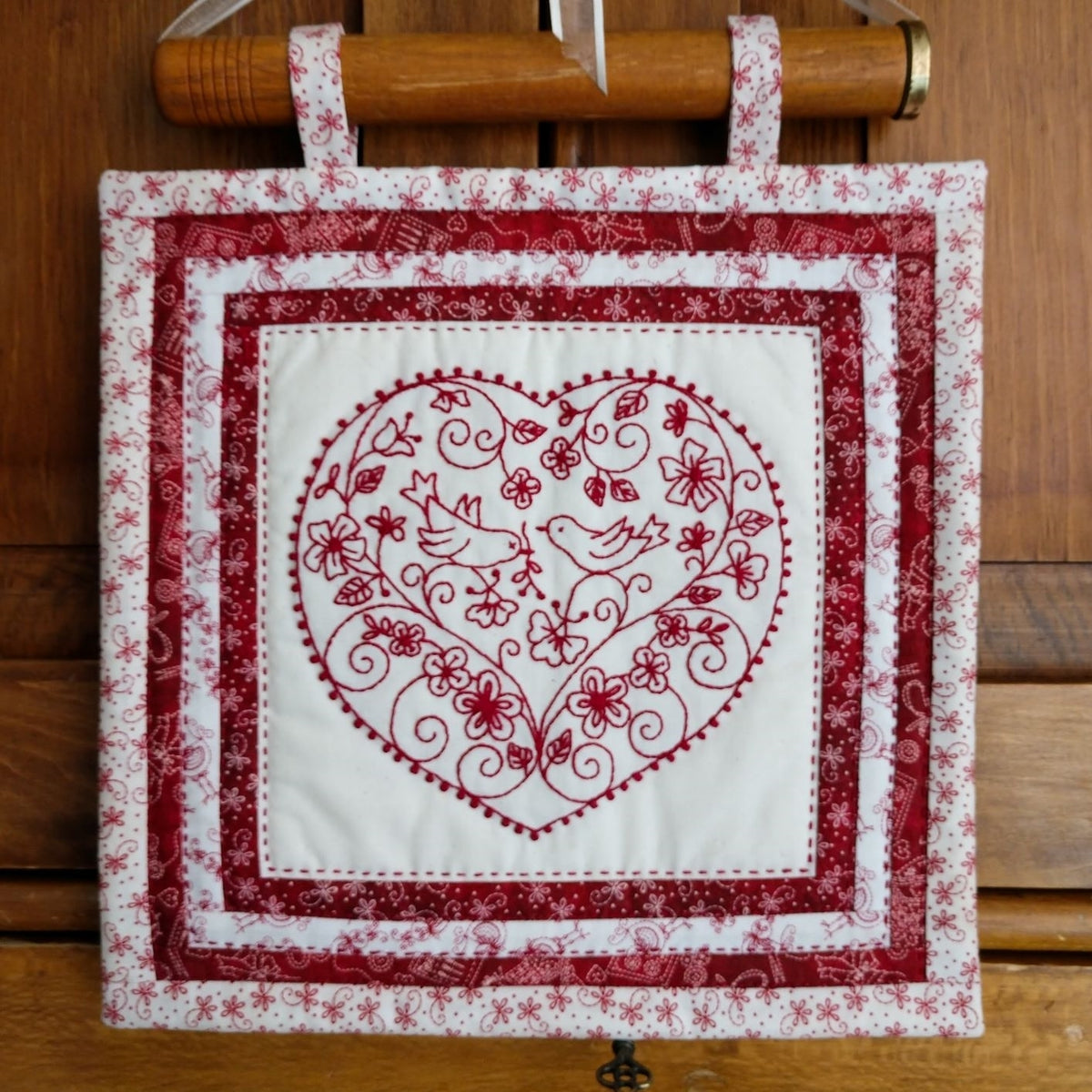 Lacy Valentine Heart - Machine Embroidery Pattern - Shipped