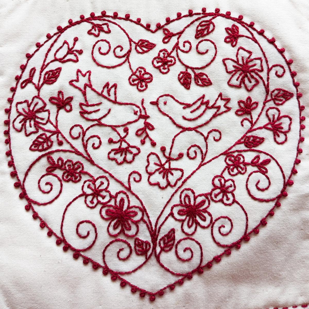 Lacy Valentine Heart - Machine Embroidery Pattern - Shipped