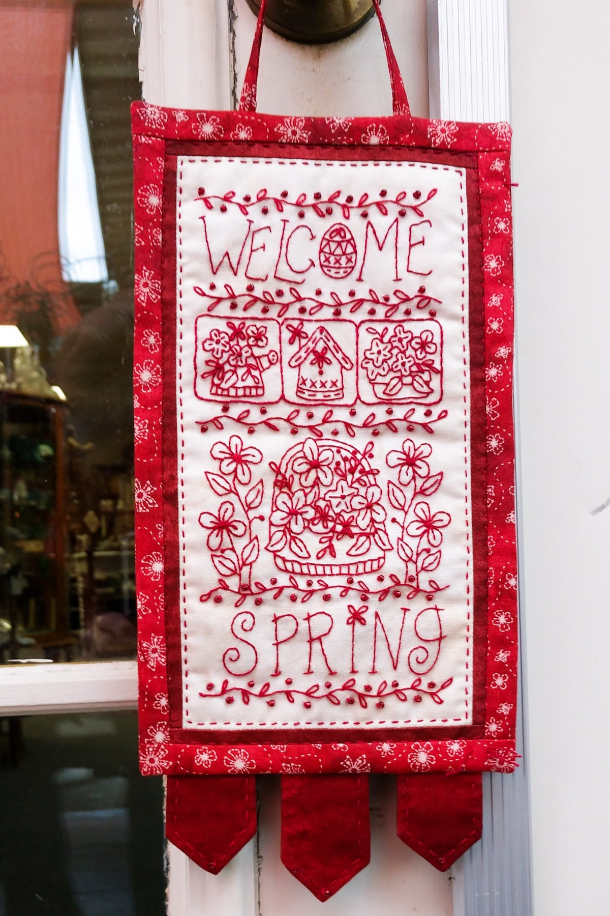 Welcome Spring Door Sign - BBD No-Trace