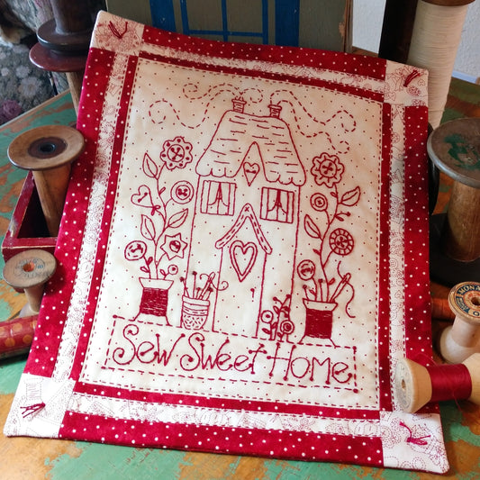 Sew Sweet Home - Machine Embroidery Pattern - Shipped