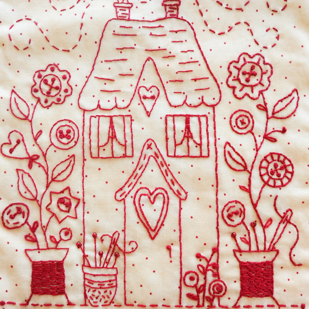 Sew Sweet Home - Machine Embroidery Pattern - Shipped