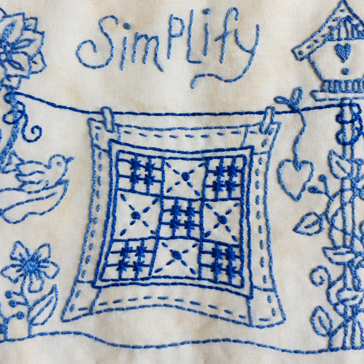 Simplify - Machine Embroidery Pattern - Shipped