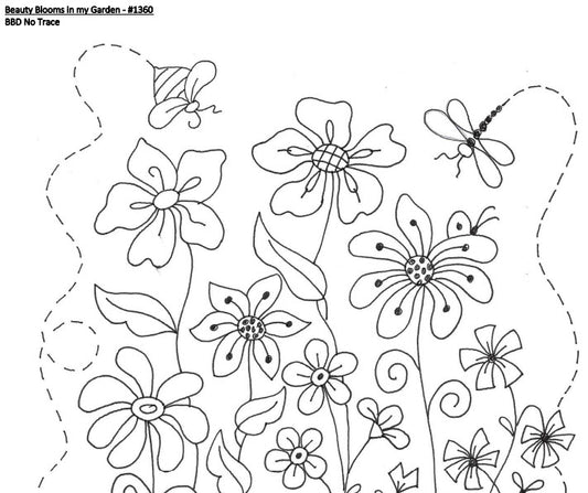 Beauty Blooms in my Garden - BBD No-Trace