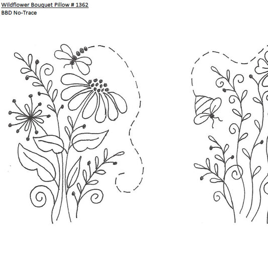 Wildflower Bouquet Pillow - BBD No-Trace