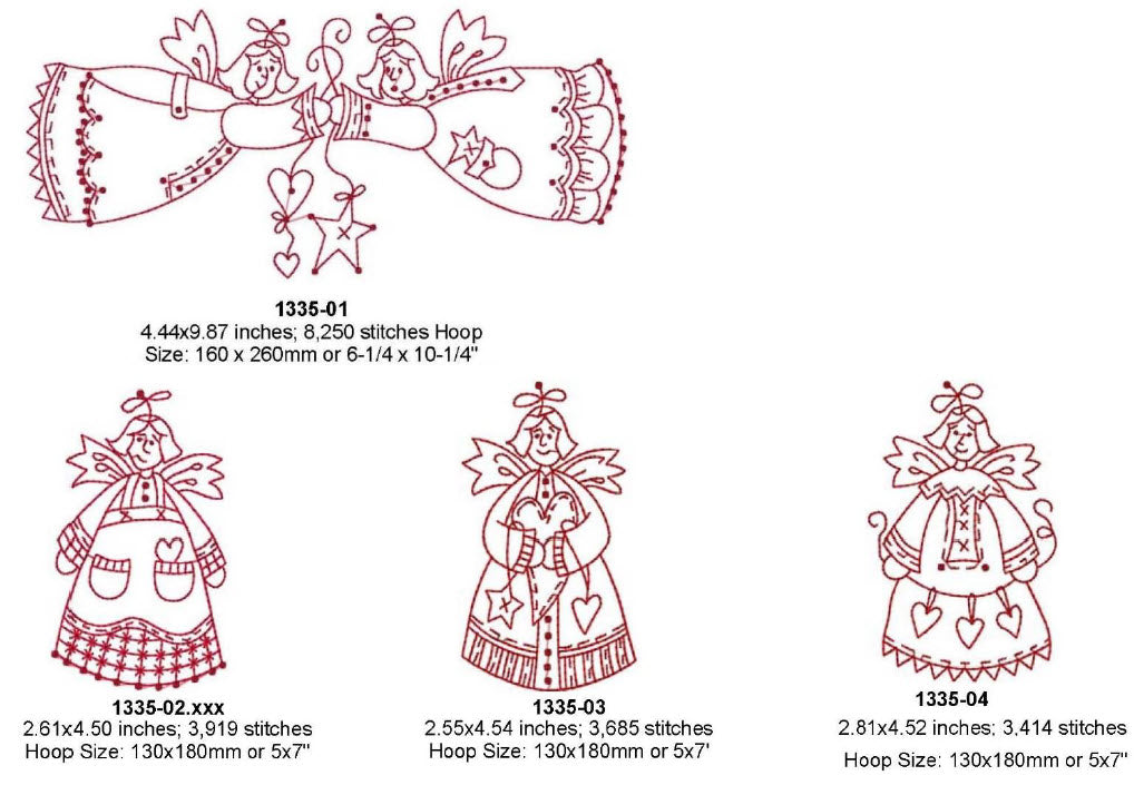 Angel Collector - Machine Embroidery Pattern - Download