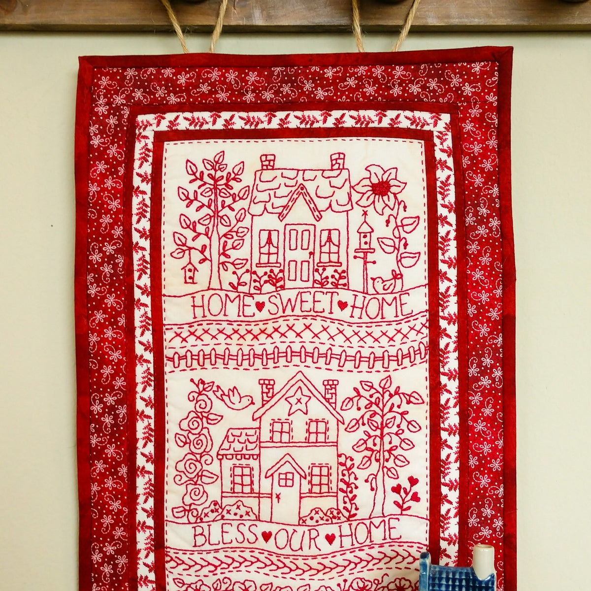 Home Sweet Home - Hand Embroidery Pattern - Shipped