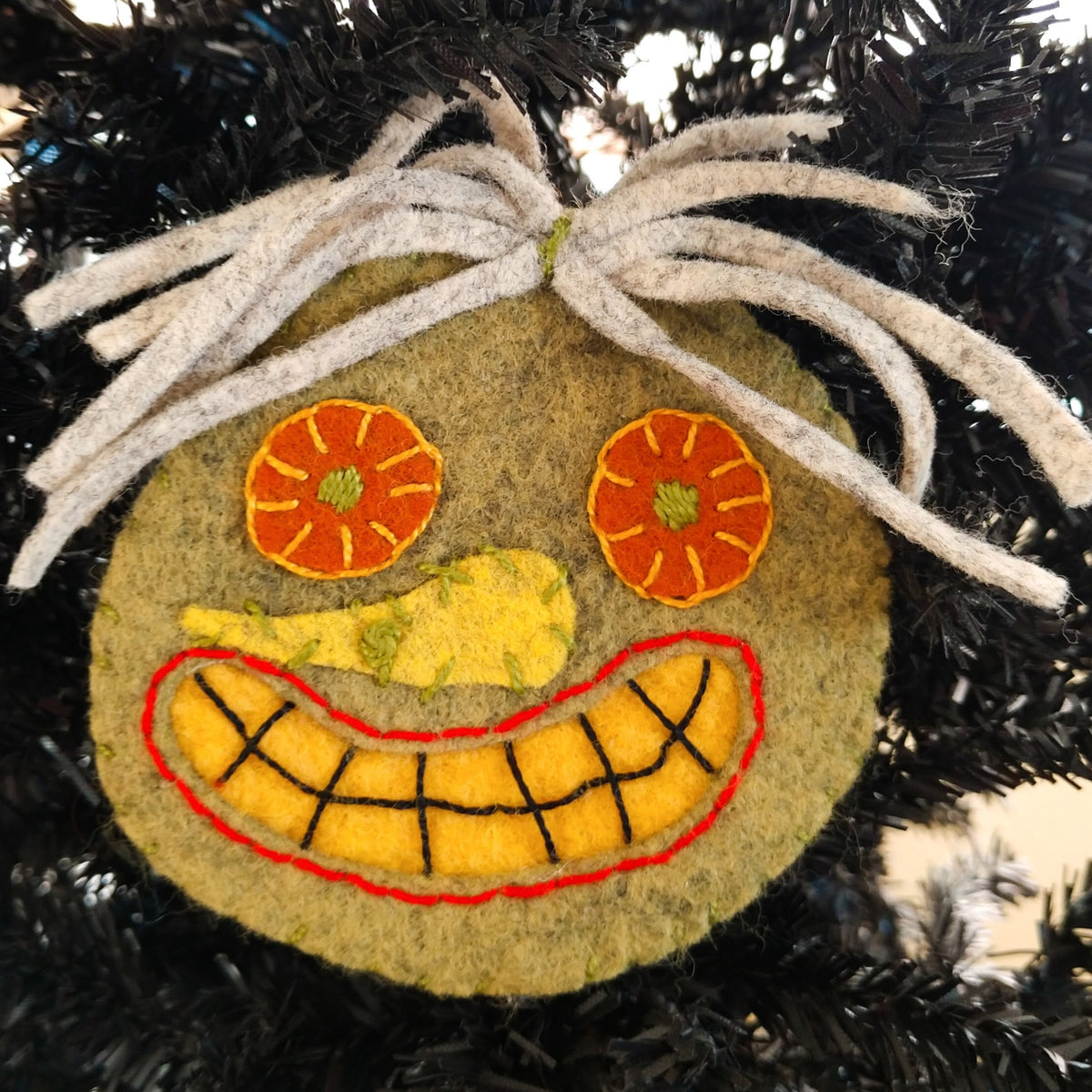 Happy Halloween Pins - Wool Applique Pattern - Shipped