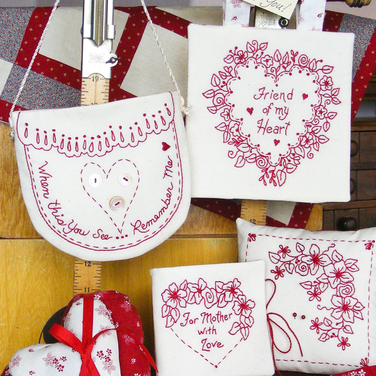 Thinking of You! - Hand Embroidery Pattern - Shipped