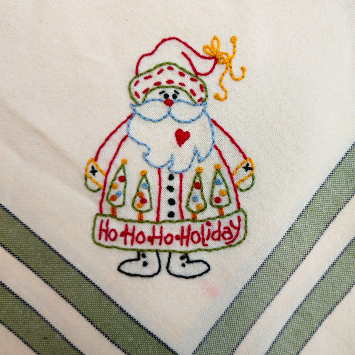 Christmas Tea Towels - Hand Embroidery Pattern - Shipped 